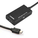 Micro USB Male to HDMI Female Adapter Cable Cord for Cell Phone Tablet New HOZ