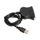 New USB To 25 Pin DB25 Parallel Printer Cable Adapter Pc 2.0 Standard G JTV