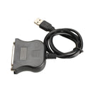 New USB To 25 Pin DB25 Parallel Printer Cable Adapter Pc 2.0 Standard G JTV