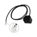 2 Female RJ9 4p4c Revolution Telephone Line Adapter Cable 65cm GJF MEQ