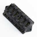 6 Way Fuse Holder Box Car Vehicle Circuit Blade Fuse Box Block LED Indi dsf YDV