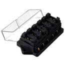 Fuse Box 6 Way for Mini Blade Fuses ATO Holder/Block 12v or 24v Car/HGV Fuse