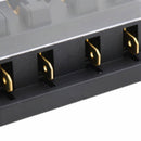 6 Way Fuse Holder Box Car Vehicle Circuit Blade Fuse Box Block LED Indi dsf YDV