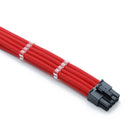 8-Pin ATX CPU ATX Red Sleeve 30CM Extension Cord Shalkds 2 Cable Comb DYG