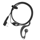 2Pin Headset Earpiece Mic For Baofeng UV-5R UV-82 BF-888s Radio Walkie Ta df