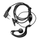 2Pin Headset Earpiece Mic For Baofeng UV-5R UV-82 BF-888s Radio Walkie PGG