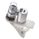 Universal Mobile Phone Microscope Lens 60X Zoom Magnifier with LED Light NSX