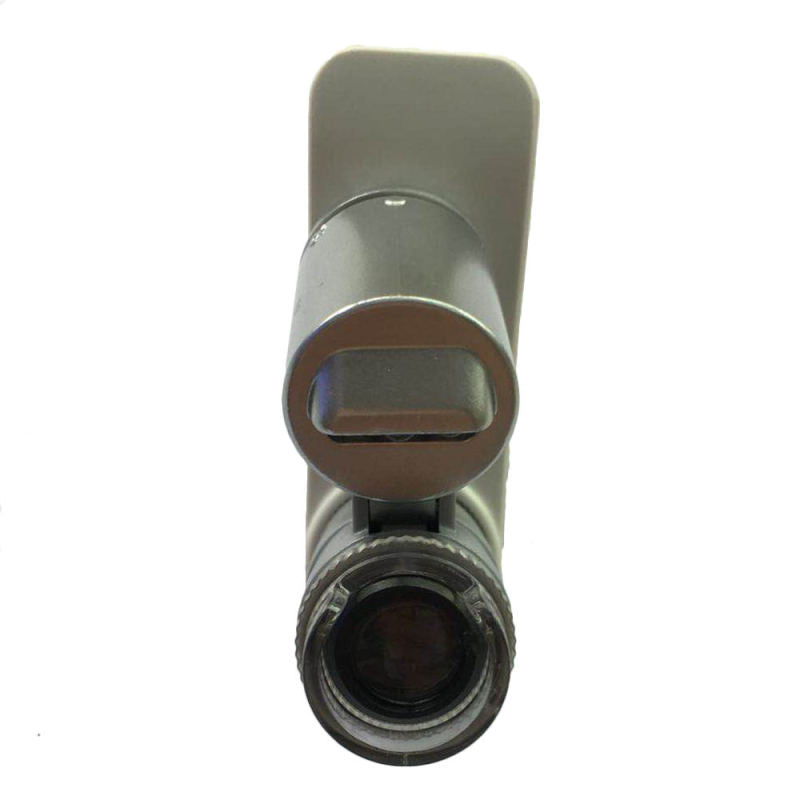 Universal Mobile Phone Microscope Lens 60X Zoom Magnifier with LED Light NSX