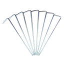8pcs Camping Stake Nail Metal Steel Tent Hook Peg Hiking Survival Tool DSY IHD