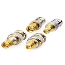 4x BNC Male To SMA Female Jack Plug RF Connector Adapter Test Convertor Set cv