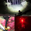 Mountain Bike Bike Light Head Lamp USB Charging Headlights 1806mAh Rechar YIW