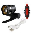 Mountain Bike Bike Light Head Lamp USB Charging Headlights 1806mAh Rechar YIW