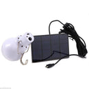 Mini Solar LED Light Bulb Rechargeable Battery Lantern Outdoor Lamp with Switch