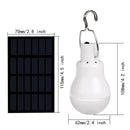 Outdoor Lamp with Switch Mini Solar LED Light Bulb Recharge Battery Lantern