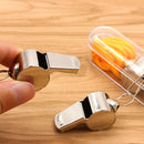3pcs Stainless Steel Sport Game Referee Whistle Lanyard Emergency Loud BJB