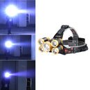Headlight Durable Headlamp Outdoor Camping Fishing 5LED Work Light LED Lamp qwe