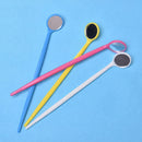 15x Dental Disposable Mouth Exam Mirrors Oral Intra Plastic Glass Mirror Colo er