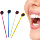 15x Dental Disposable Mouth Exam Mirrors Oral Intra Plastic Glass Mirror C DCT