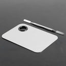 Nail Art Makeup Stainless Steel Palette Spatula Rod Mixing Foundation Tools XFL