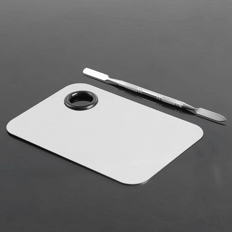 Nail Art Makeup Stainless Steel Palette Spatula Rod Mixing Foundation Tools XFL