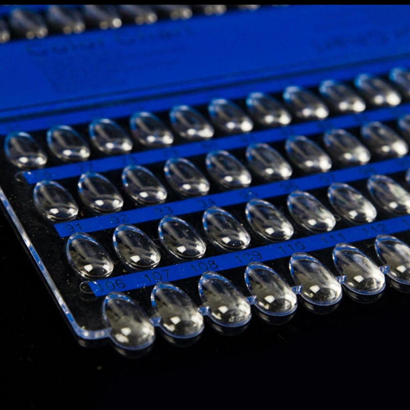 2pcs 120 Plate Nail Art Display Board Polish Color Chart Acrylic UV Gel P AMB