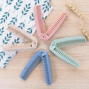 4X Portable Folding Pocket Hair Brush Anti-static Hair Comb Travel Pocket Comb