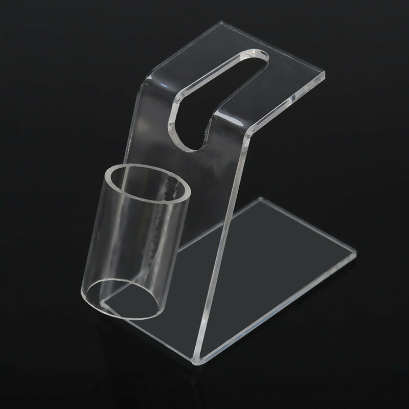 Acrylic Nice Simple Tattoo Machine Gun Holder Stand Rack Organizer Trans KAE