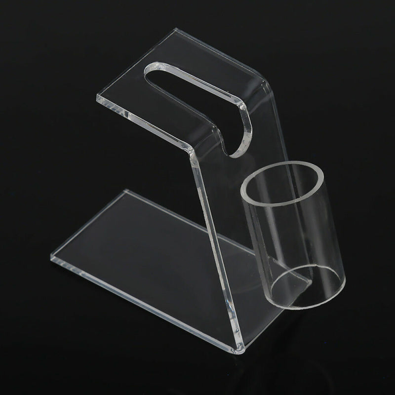 Acrylic Nice Simple Tattoo Machine Gun Holder Stand Rack Organizer Trans KAE