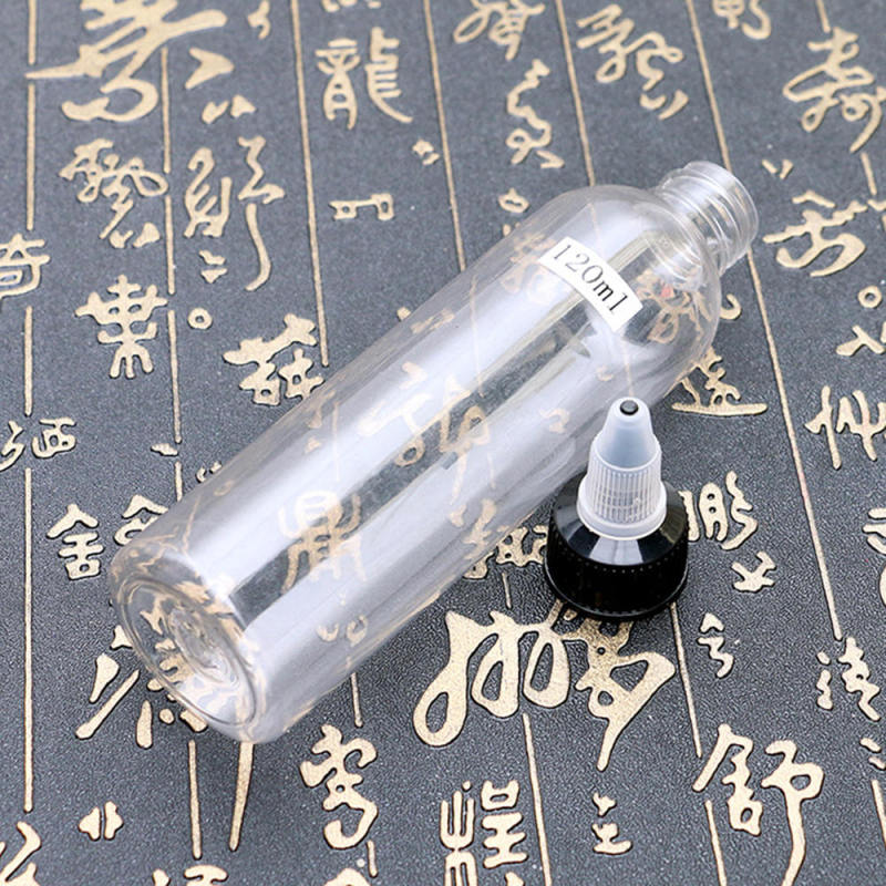 10PCS 120ml Twist Cap Empty Plastic Tattoo Ink Pigment Bottle Tattoo Supply Nss