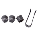 40PCS Wheel Lug Nut Center Cover Grey 21mm Bolt Cap Dust Cover & Removal cvb