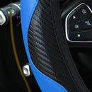 Blue Car Steering-Wheel Cover Food Grade Silicone for 38CM Steering Whe RGF