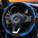 Blue Car Steering-Wheel Cover Food Grade Silicone for 38CM Steering Whe RGF
