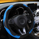 Blue Car Steering-Wheel Cover Food Grade Silicone for 38CM Steering Whe RGF