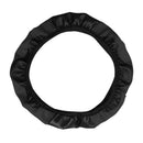 Black Car Steering-Wheel Cover Food Grade Silicone for 38CM Steering Wheel