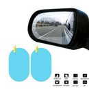 4Pc Car Auto Anti Fog Rainproof Rearview Mirror Window Protective Film Accessory