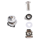 10x Cage Rack Nuts & M5 Mounting Screws & Washers Cabinet Installing Server KQK