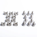 10x Cage Rack Nuts & M5 Mounting Screws & Washers Cabinet Installing Server KQK
