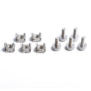 50pcs M5x20mm Carbon Steel Screws and Cage Nuts for Server Rack Cabinet IFG