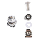 50pcs M5x20mm Carbon Steel Screws and Cage Nuts for Server Rack Cabinet IFG