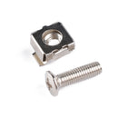 50pcs M5x20mm Carbon Steel Screws and Cage Nuts for Server Rack Cabinet IFG