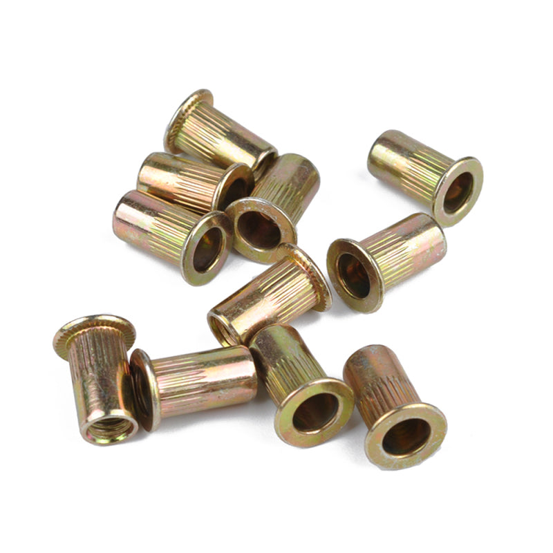 210x Flat Head Blind Rivet Nut Insert Nutsert Assortment Kit Screw M4/M5 LBN