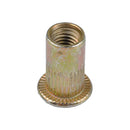 210x Flat Head Blind Rivet Nut Insert Nutsert Assortment Kit Screw M4/M5 LBN