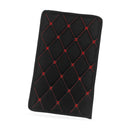 Black & Red Armlehne Pad Cover Auto Mittelkonsole Box PU Leather Cushi LLL FLG