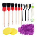 13pcs Set Car Detailing Brush Kit Boar Hair Vehicle Auto Interior Wheel PUP