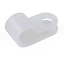 50pcs 3/16" Rope Light P Style Mounting Clips Pan Head Stainless Steel White YM