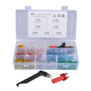 140Pcs Car Blade Fuses Boat Fuse Kit Set Automotive 7.5A 10A 15A 20A 25A DRZ