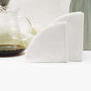 50pcs Regular Replacement White Coffee Filter Paper Case Cups Kitchen Tool DFG