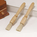 2pcs Coffee Grinder Powder Cleaning Brush Espresso Maker Machine Brush TIU