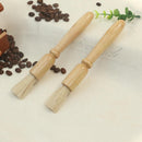 2pcs Coffee Grinder Powder Cleaning Brush Espresso Maker Machine Brush TIU