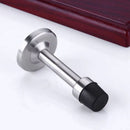 2x Projecting Door Stop Wall Mounted Metal Stopper Rubber Buffer Stainless LUW